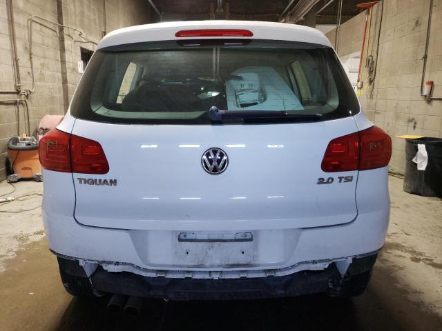 WVGAV7AX1DW541857 - 2013 VOLKSWAGEN TIGUAN S WHITE photo 6