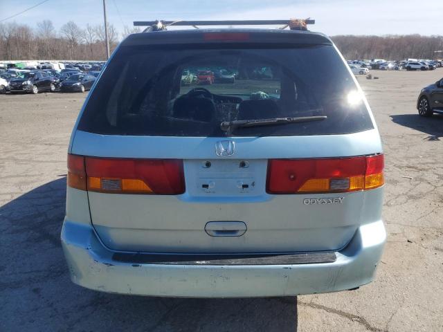 5FNRL18044B053039 - 2004 HONDA ODYSSEY EXL BLUE photo 6