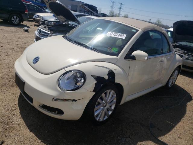 3VWRF31Y98M412435 - 2008 VOLKSWAGEN NEW BEETLE CONVERTIBLE SE BEIGE photo 1