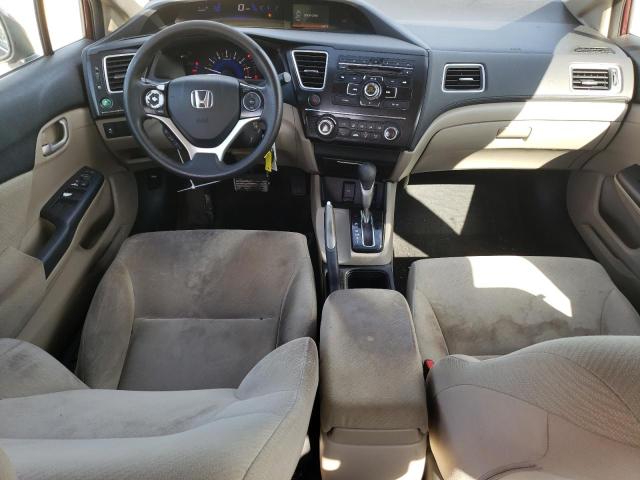 2HGFB2F55DH532155 - 2013 HONDA CIVIC LX BURGUNDY photo 8