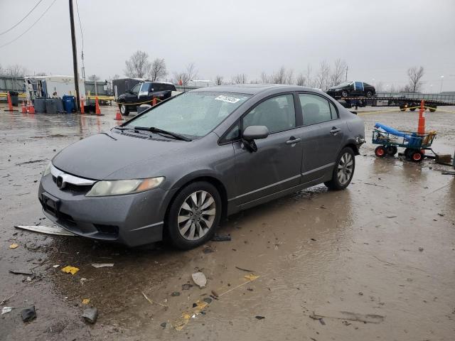19XFA1F93AE030265 - 2010 HONDA CIVIC EXL GRAY photo 1