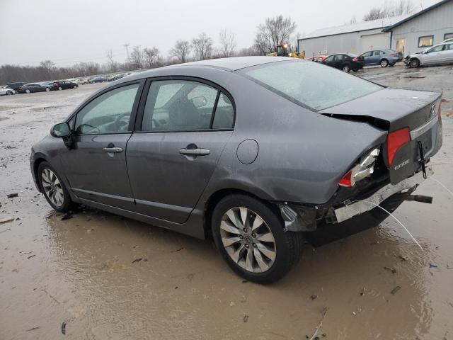 19XFA1F93AE030265 - 2010 HONDA CIVIC EXL GRAY photo 2