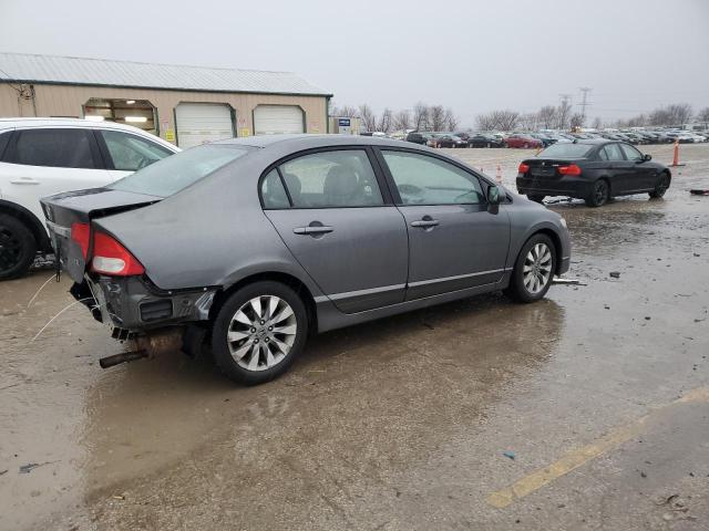 19XFA1F93AE030265 - 2010 HONDA CIVIC EXL GRAY photo 3