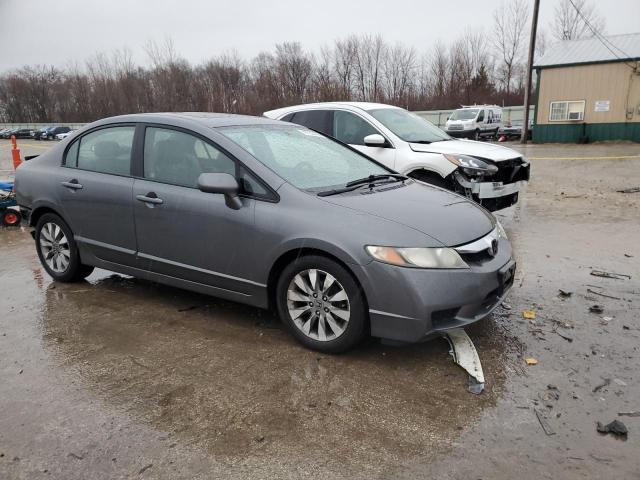 19XFA1F93AE030265 - 2010 HONDA CIVIC EXL GRAY photo 4