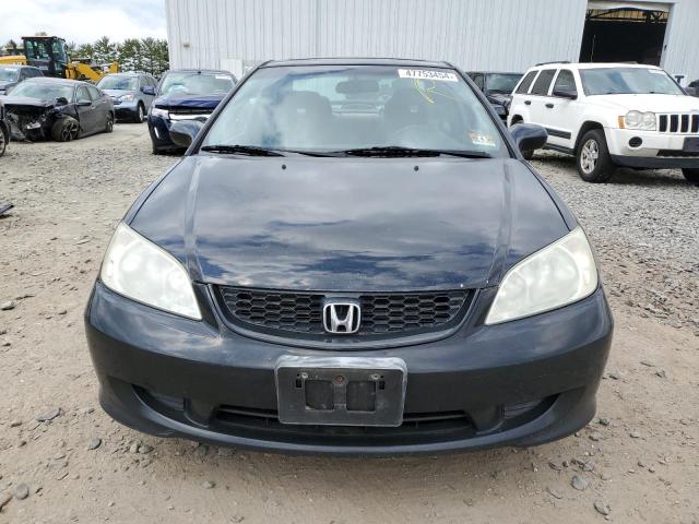 1HGEM22965L071650 - 2005 HONDA CIVIC EX BLACK photo 5