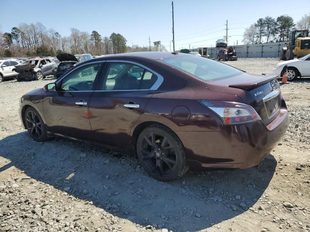 1N4AA5AP8EC496512 - 2014 NISSAN MAXIMA S BURGUNDY photo 2