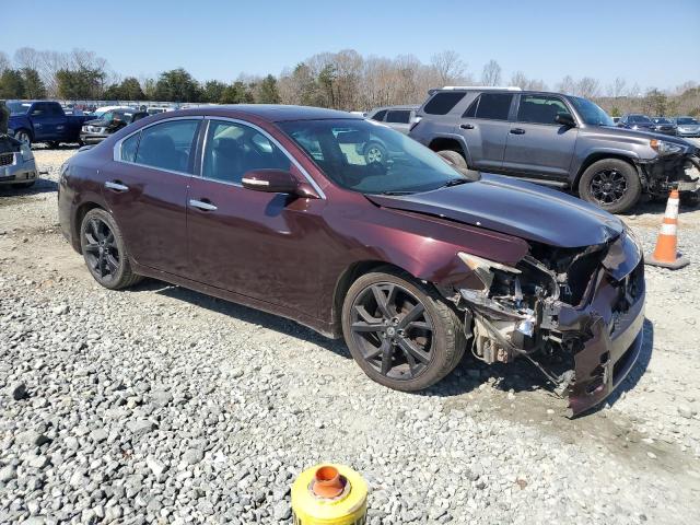 1N4AA5AP8EC496512 - 2014 NISSAN MAXIMA S BURGUNDY photo 4