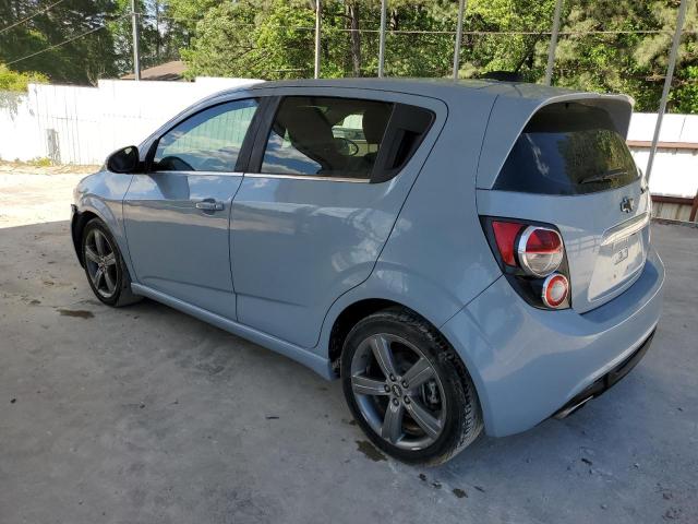 1G1JG6SB8F4128806 - 2015 CHEVROLET SONIC RS GRAY photo 2