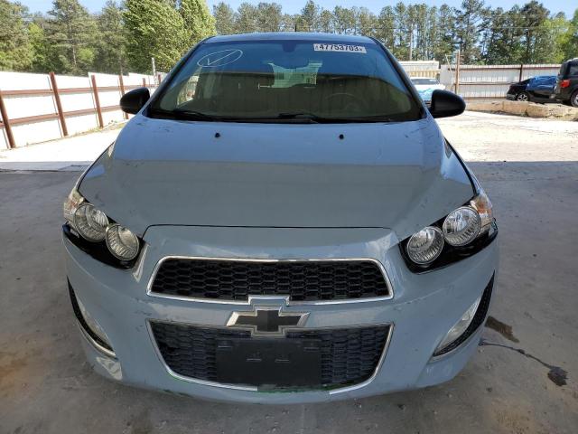 1G1JG6SB8F4128806 - 2015 CHEVROLET SONIC RS GRAY photo 5