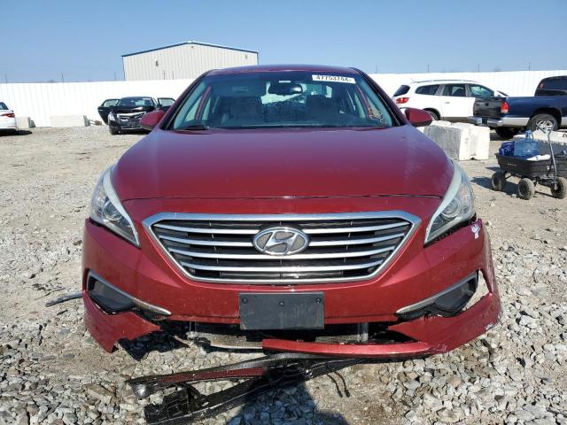 5NPE24AF5GH286919 - 2016 HYUNDAI SONATA SE MAROON photo 5