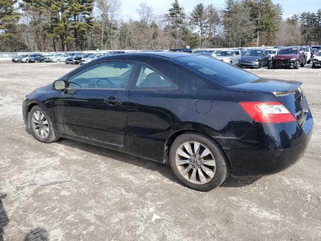2HGFG12989H524627 - 2009 HONDA CIVIC EXL BLACK photo 2