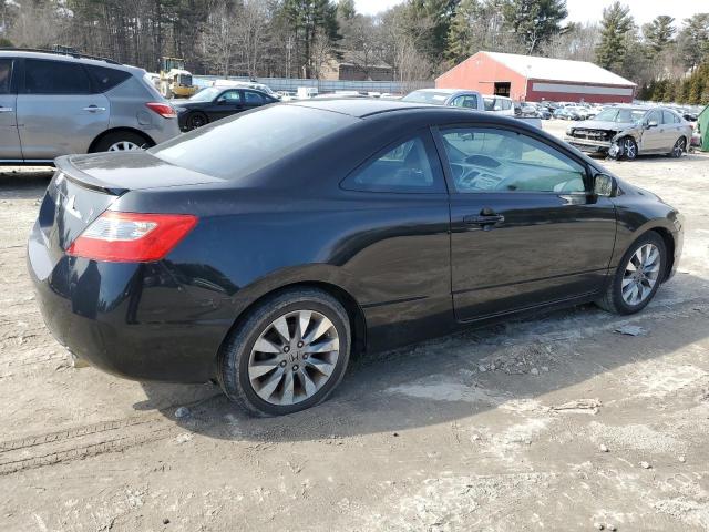 2HGFG12989H524627 - 2009 HONDA CIVIC EXL BLACK photo 3