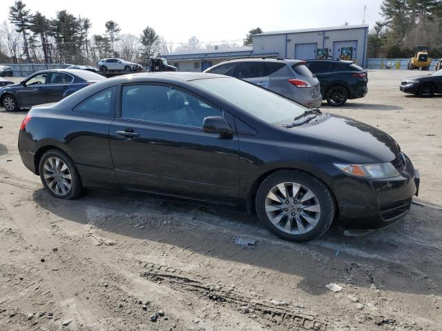 2HGFG12989H524627 - 2009 HONDA CIVIC EXL BLACK photo 4