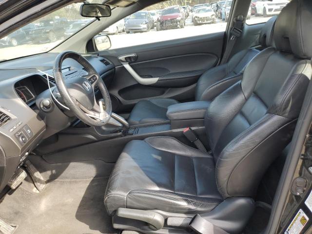 2HGFG12989H524627 - 2009 HONDA CIVIC EXL BLACK photo 7