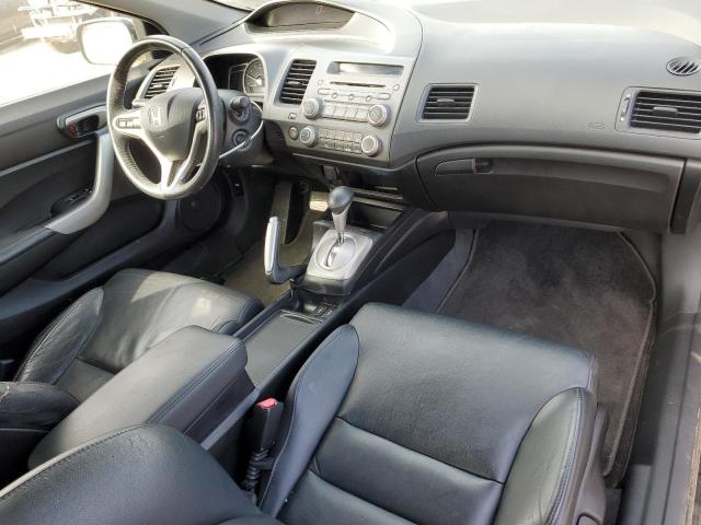 2HGFG12989H524627 - 2009 HONDA CIVIC EXL BLACK photo 8