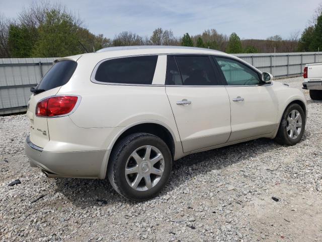 5GALRCED7AJ127762 - 2010 BUICK ENCLAVE CXL WHITE photo 3