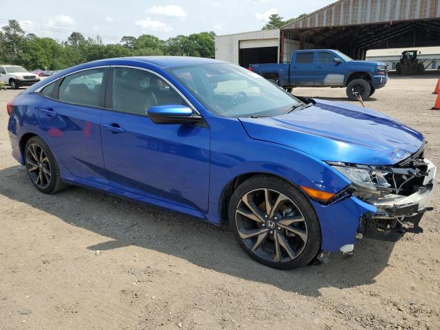 2HGFC2F81MH546559 - 2021 HONDA CIVIC SPORT 蓝色 照片 4