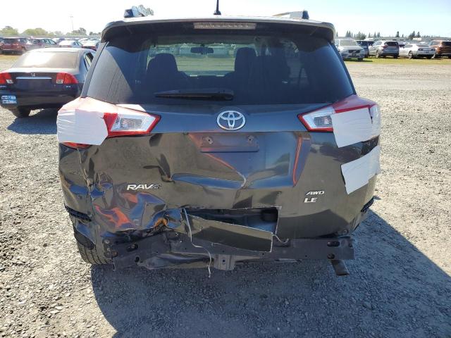 2T3BFREV5DW024280 - 2013 TOYOTA RAV4 LE GRAY photo 6