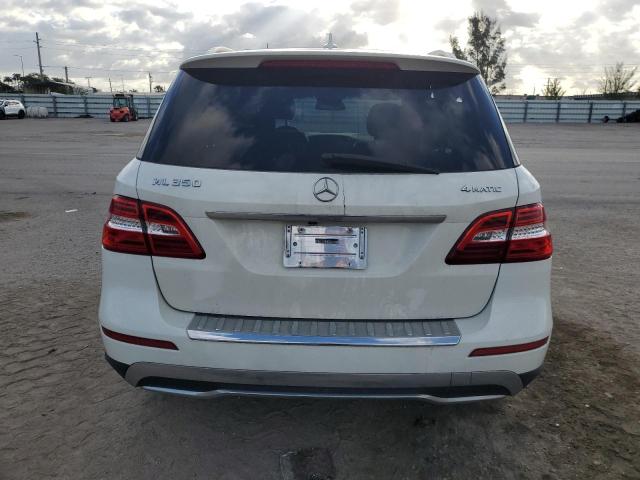 4JGDA5HB3CA030203 - 2012 MERCEDES-BENZ ML 350 4MATIC WHITE photo 6