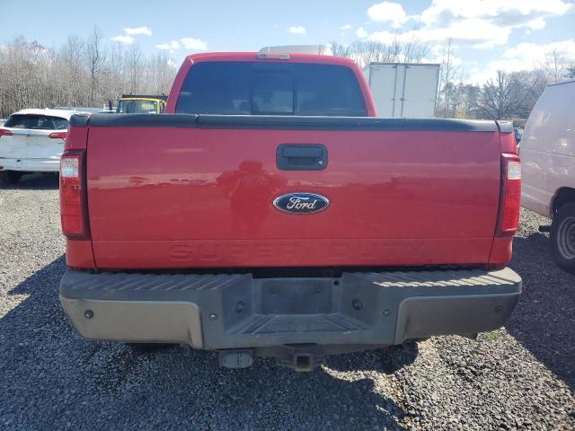 1FTWW31R99EA88554 - 2009 FORD F350 SUPER DUTY RED photo 6