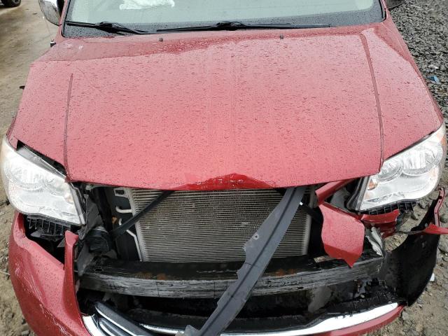 2C4RC1CG6DR534029 - 2013 CHRYSLER TOWN & COU TOURING L RED photo 12