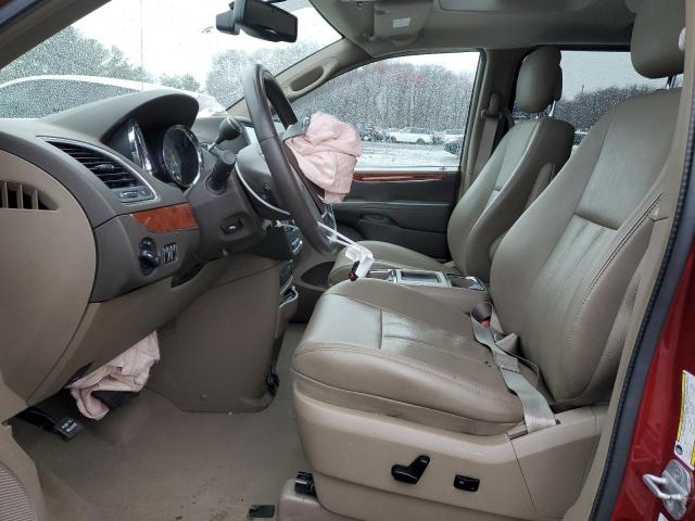 2C4RC1CG6DR534029 - 2013 CHRYSLER TOWN & COU TOURING L RED photo 7