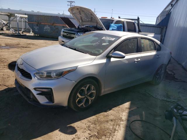 3KPF24AD6KE045791 - 2019 KIA FORTE FE SILVER photo 1