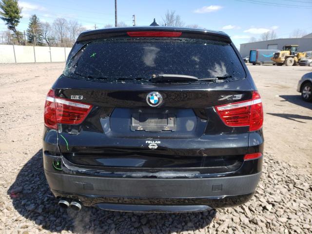 5UXWX9C52E0D11813 - 2014 BMW X3 XDRIVE28I BLACK photo 6