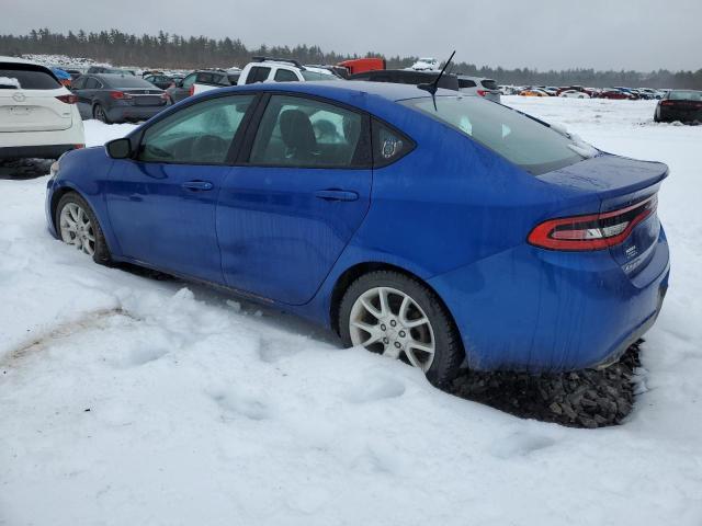 1C3CDFBA6DD344607 - 2013 DODGE DART SXT BLUE photo 2