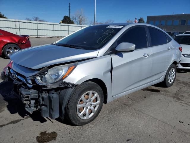 KMHCT4AE2DU538022 - 2013 HYUNDAI ACCENT GLS SILVER photo 1