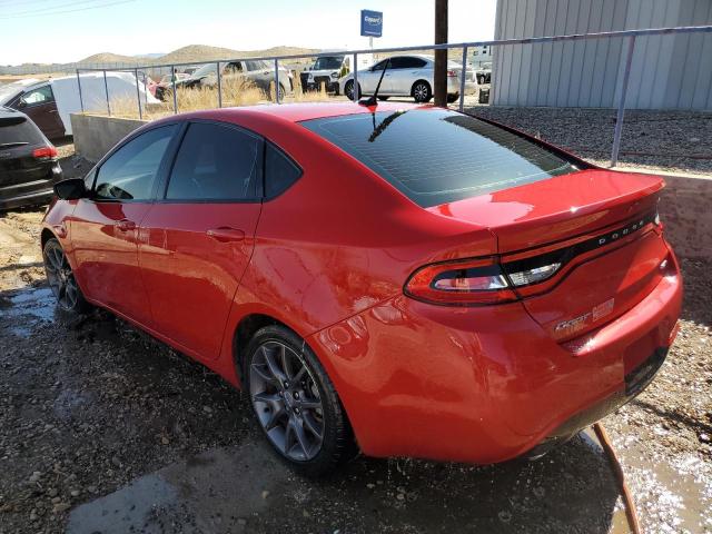 1C3CDFGB0GD791570 - 2016 DODGE DART GT SPORT RED photo 2