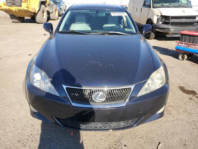 JTHCK262485016680 - 2008 LEXUS IS 250 BLUE photo 5