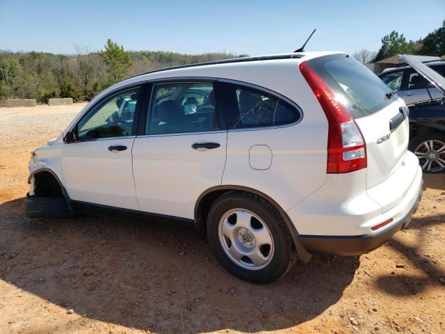 5J6RE3H38AL038563 - 2010 HONDA CR-V LX WHITE photo 2