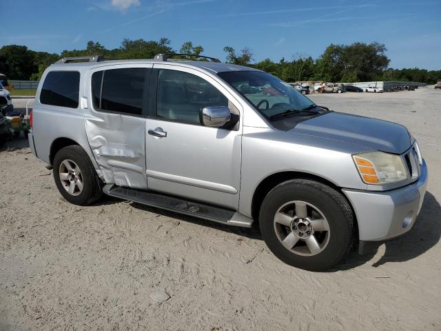 5N1AA08A54N736144 - 2004 NISSAN ARMADA SE SILVER photo 4