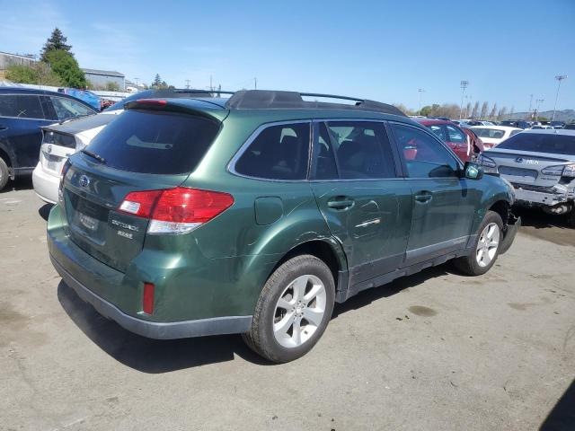 4S4BRBCC7D3313580 - 2013 SUBARU OUTBACK 2.5I PREMIUM GREEN photo 3