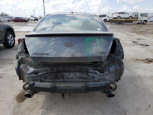 1HGCS2B84AA002790 - 2010 HONDA ACCORD EXL GRAY photo 6