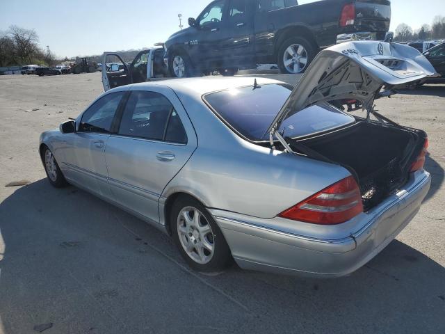 WDBNG75J22A305393 - 2002 MERCEDES-BENZ S 500 SILVER photo 2