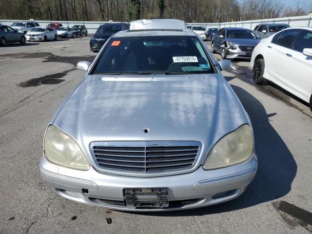 WDBNG75J22A305393 - 2002 MERCEDES-BENZ S 500 SILVER photo 5