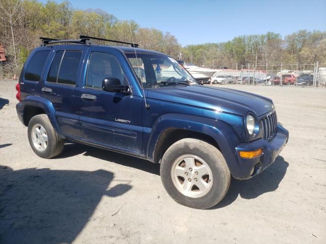 1J8GL58K32W275038 - 2002 JEEP LIBERTY LIMITED BLUE photo 4