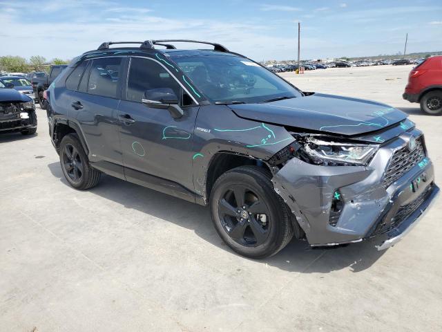 4T3E6RFV8MU032126 - 2021 TOYOTA RAV4 XSE GRAY photo 4