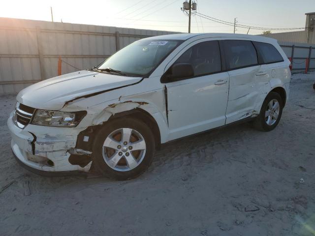 3C4PDCAB7DT575886 - 2013 DODGE JOURNEY SE WHITE photo 1