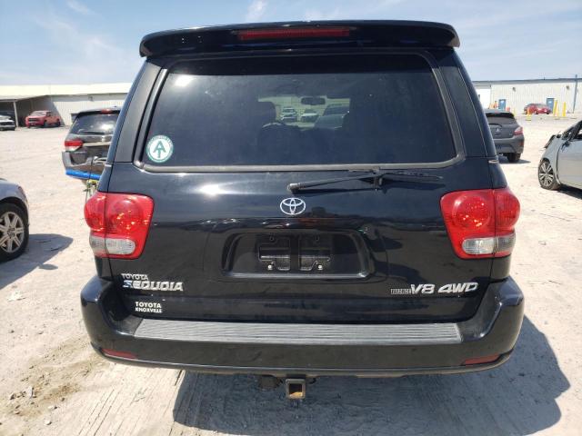 5TDBT48A07S284368 - 2007 TOYOTA SEQUOIA LIMITED BLACK photo 6