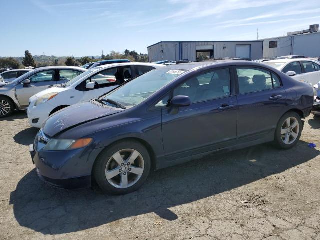 1HGFA16807L013769 - 2007 HONDA CIVIC EX BLUE photo 1