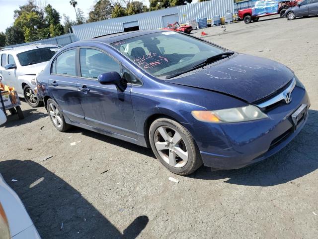 1HGFA16807L013769 - 2007 HONDA CIVIC EX BLUE photo 4