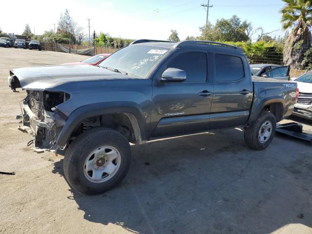 3TMAZ5CN6GM009386 - 2016 TOYOTA TACOMA DOUBLE CAB GRAY photo 1