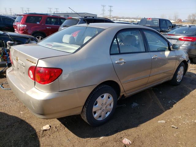 1NXBR38EX4Z218070 - 2004 TOYOTA COROLLA CE TAN photo 3