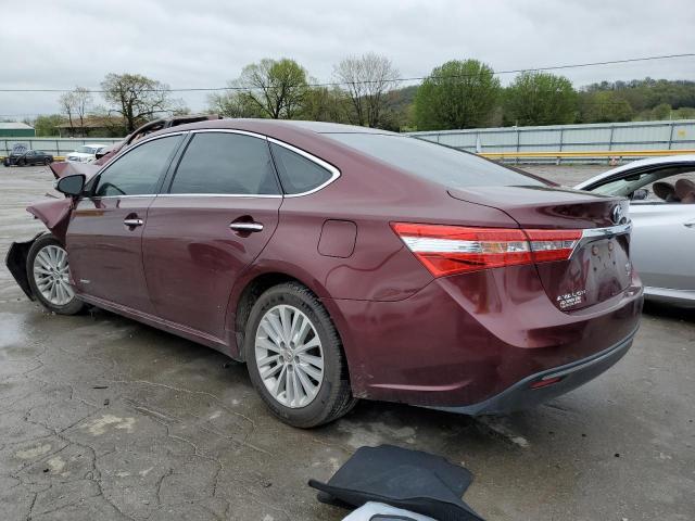 4T1BD1EB6EU035330 - 2014 TOYOTA AVALON HYBRID MAROON photo 2