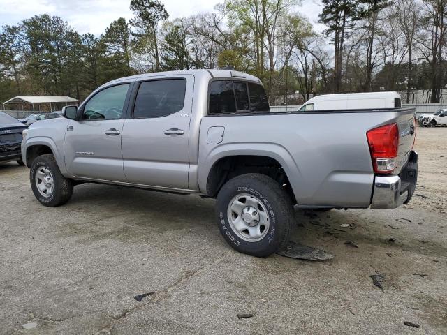 5TFAX5GN2GX056666 - 2016 TOYOTA TACOMA DOUBLE CAB SILVER photo 2