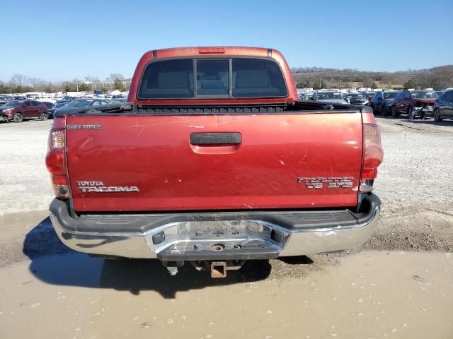 5TEJU62N16Z267872 - 2006 TOYOTA TACOMA DOUBLE CAB PRERUNNER RED photo 6