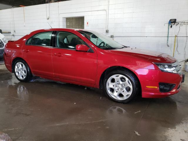 3FAHP0HGXAR280095 - 2010 FORD FUSION SE RED photo 4